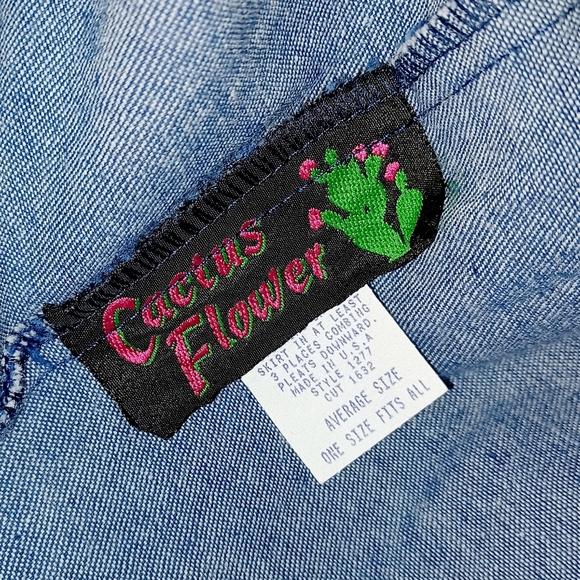 Denim Broom Skirt - Picture 2 of 2